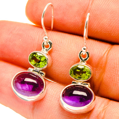 Amethyst Earrings handcrafted by Ana Silver Co - EARR416729