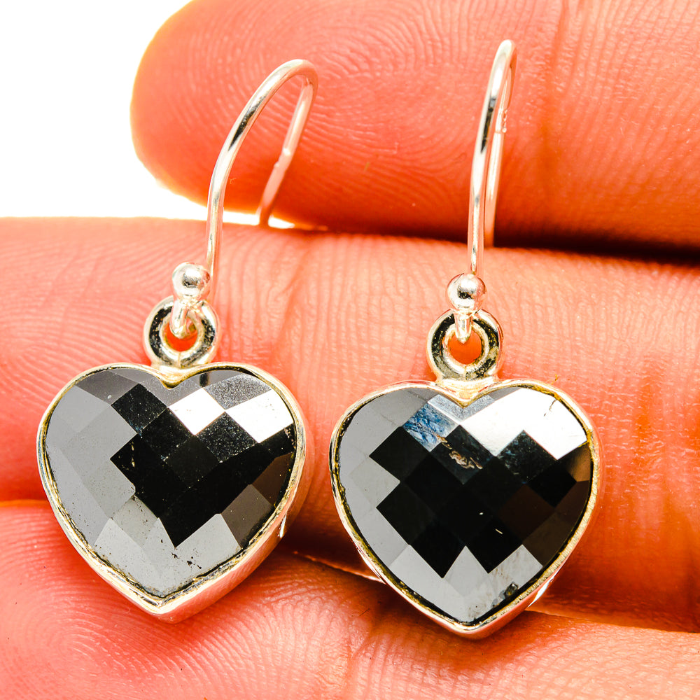 Hematite Earrings handcrafted by Ana Silver Co - EARR416736