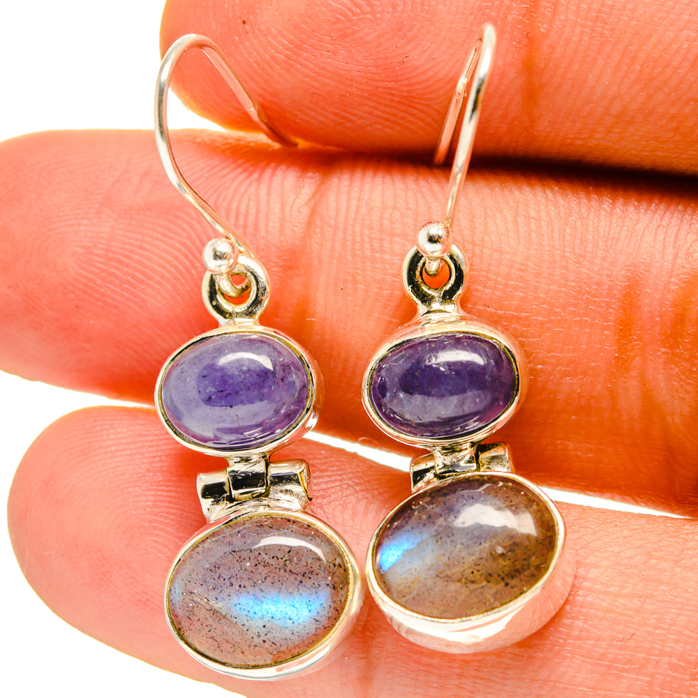 Labradorite Earrings handcrafted by Ana Silver Co - EARR416750