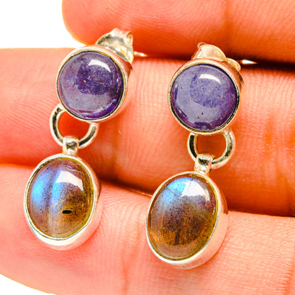Labradorite Earrings handcrafted by Ana Silver Co - EARR416754