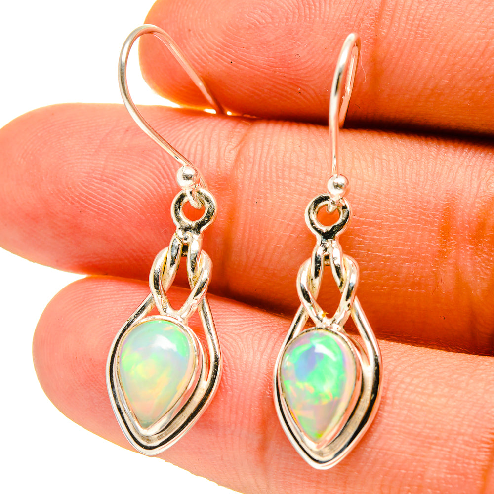 Ethiopian Opal Earrings handcrafted by Ana Silver Co - EARR416757