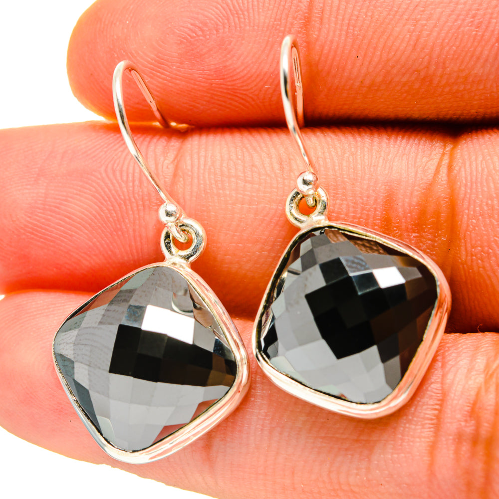 Hematite Earrings handcrafted by Ana Silver Co - EARR416762