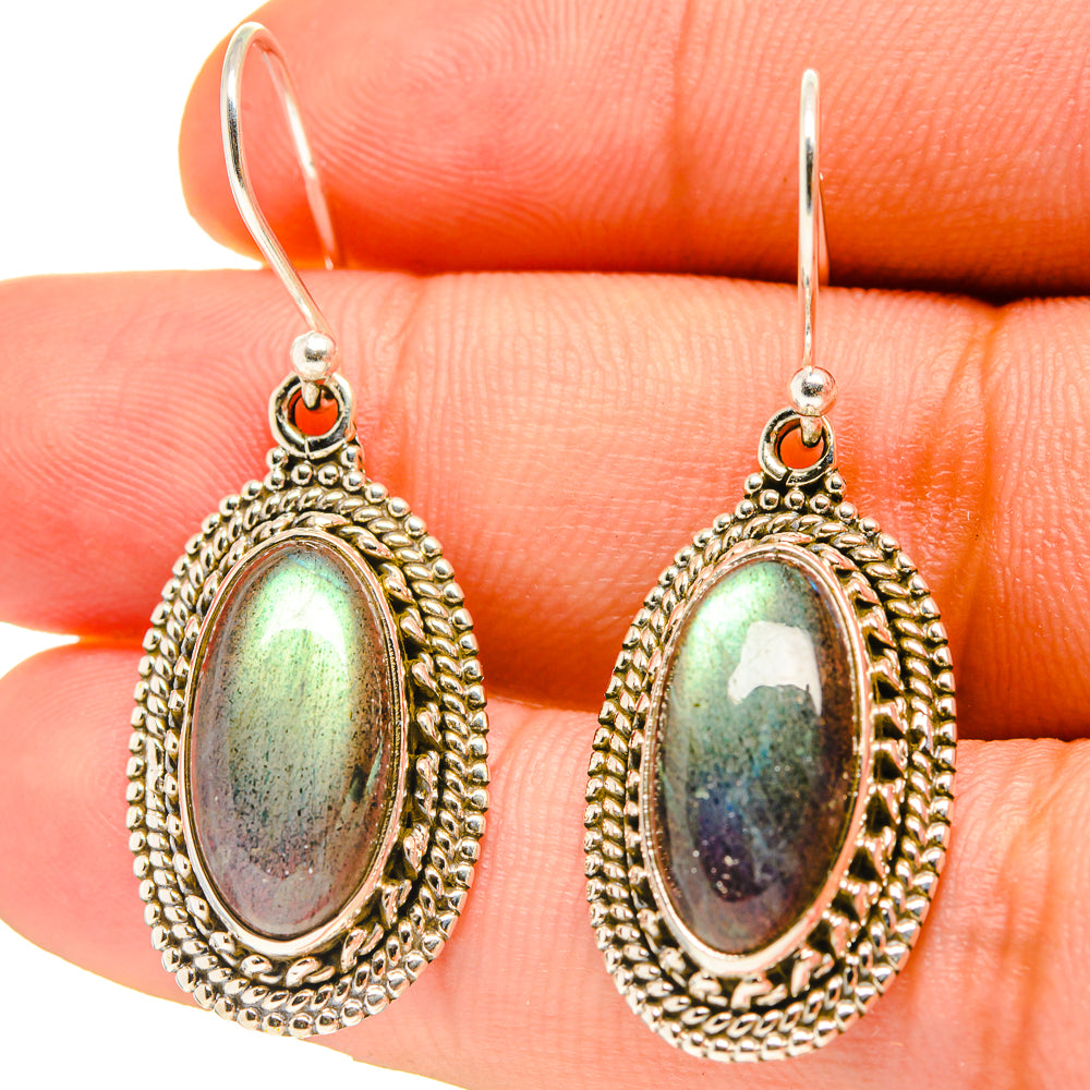 Labradorite Earrings handcrafted by Ana Silver Co - EARR416767