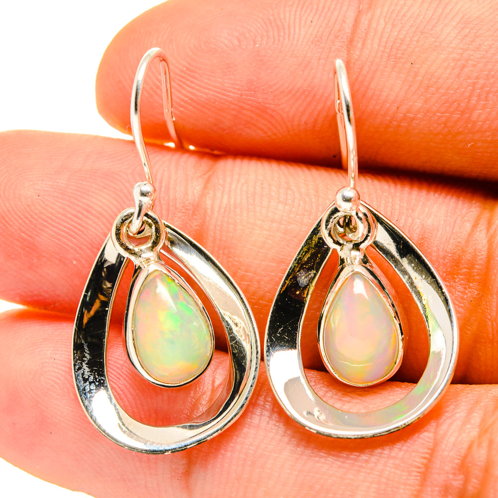 Ethiopian Opal Earrings handcrafted by Ana Silver Co - EARR416770