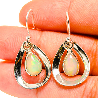 Ethiopian Opal Earrings handcrafted by Ana Silver Co - EARR416770