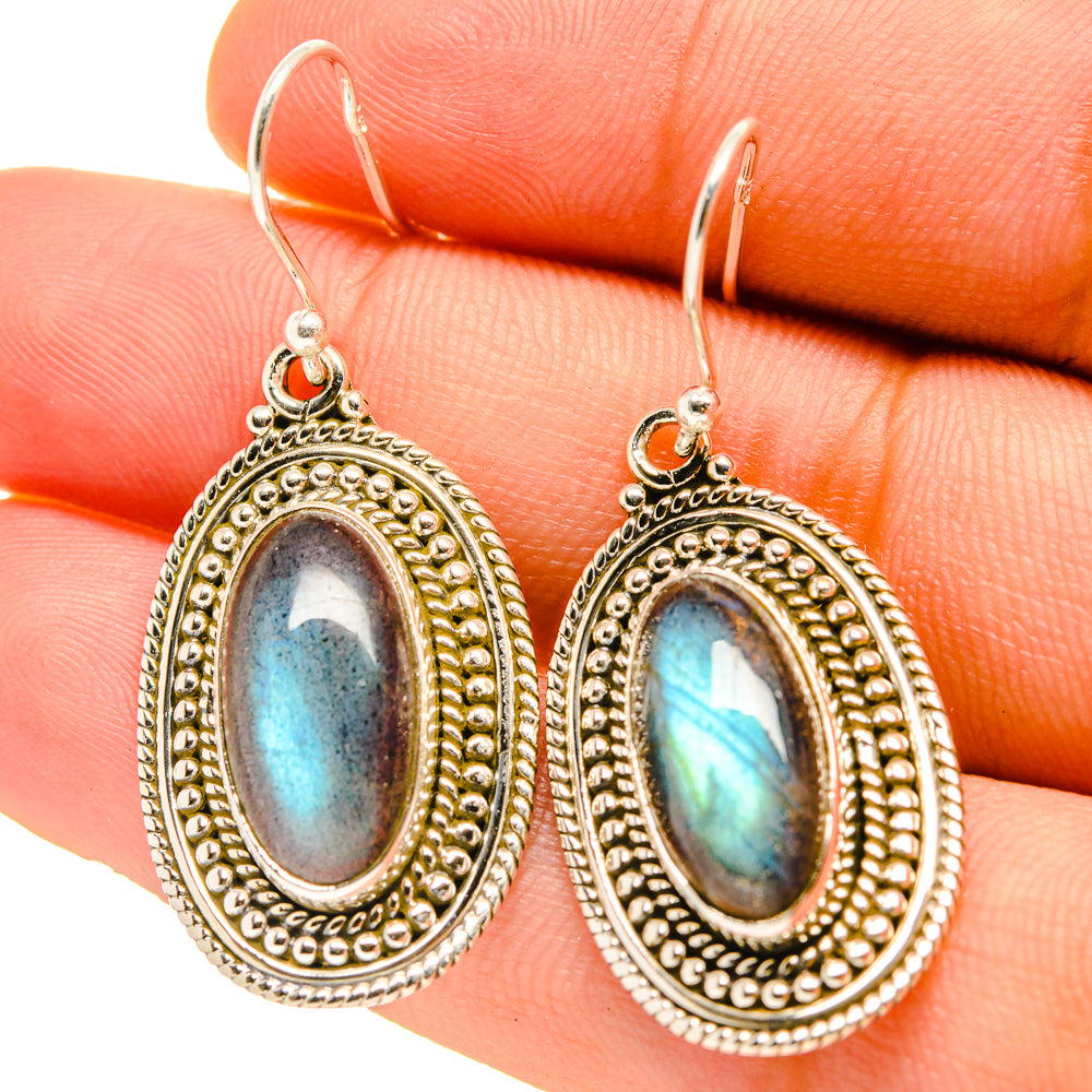 Labradorite Earrings handcrafted by Ana Silver Co - EARR416773