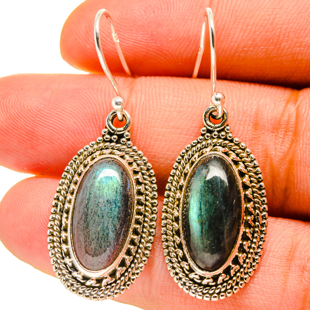 Labradorite Earrings handcrafted by Ana Silver Co - EARR416782