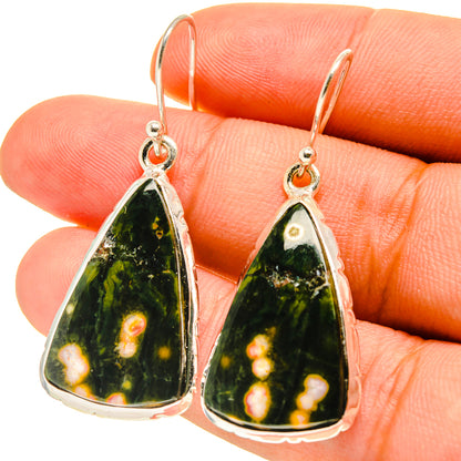 Ocean Jasper Earrings handcrafted by Ana Silver Co - EARR416798
