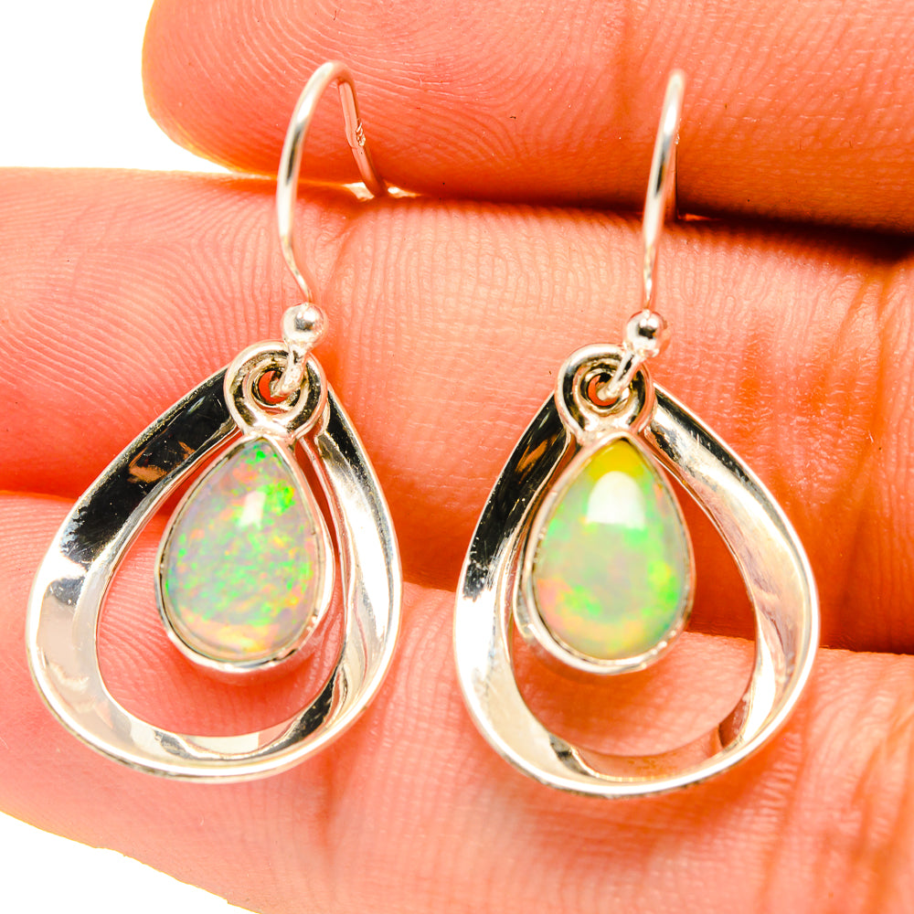 Ethiopian Opal Earrings handcrafted by Ana Silver Co - EARR416800