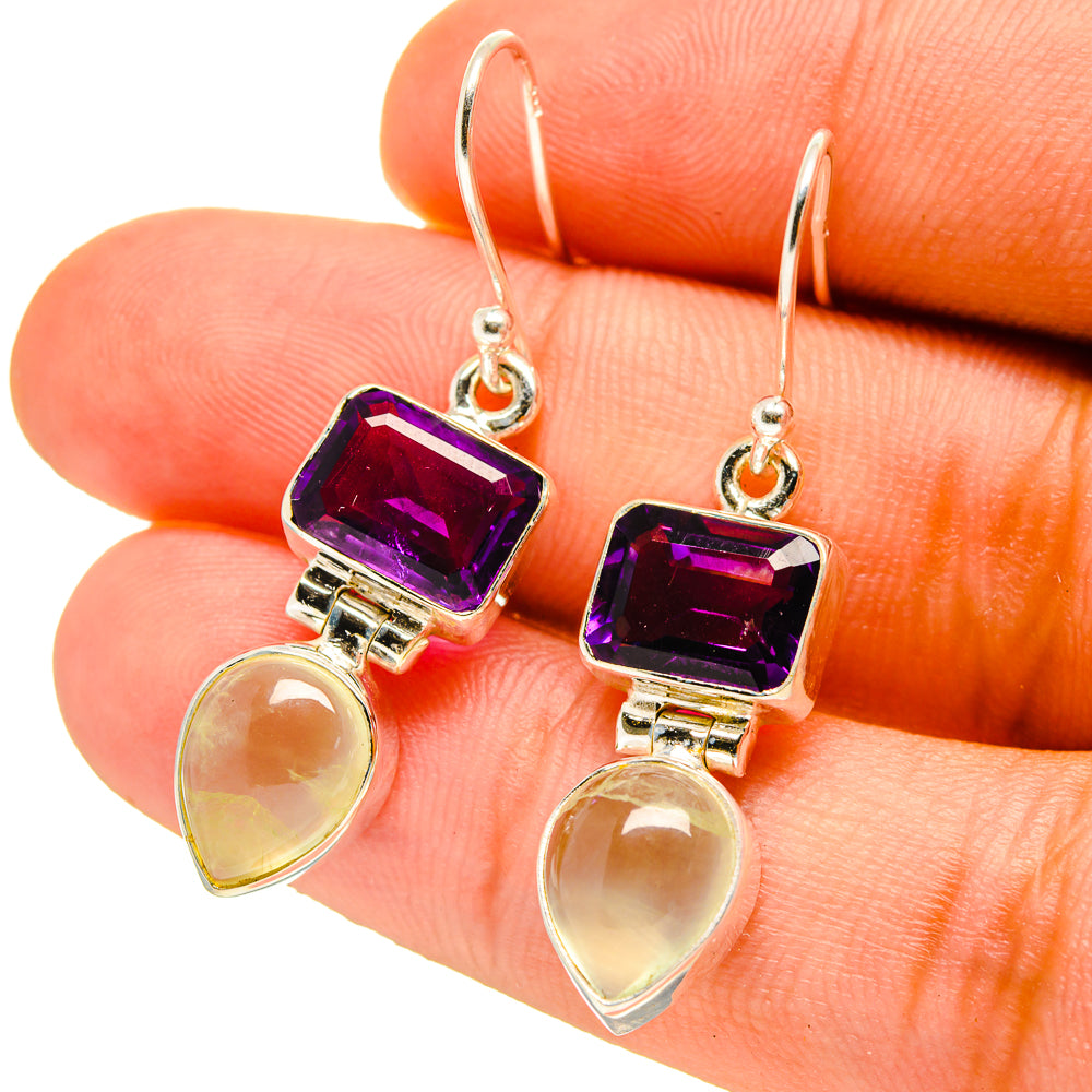 Prehnite Earrings handcrafted by Ana Silver Co - EARR416801
