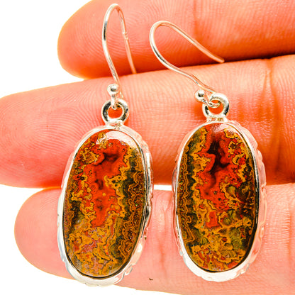 Moroccan Agate Earrings handcrafted by Ana Silver Co - EARR416810