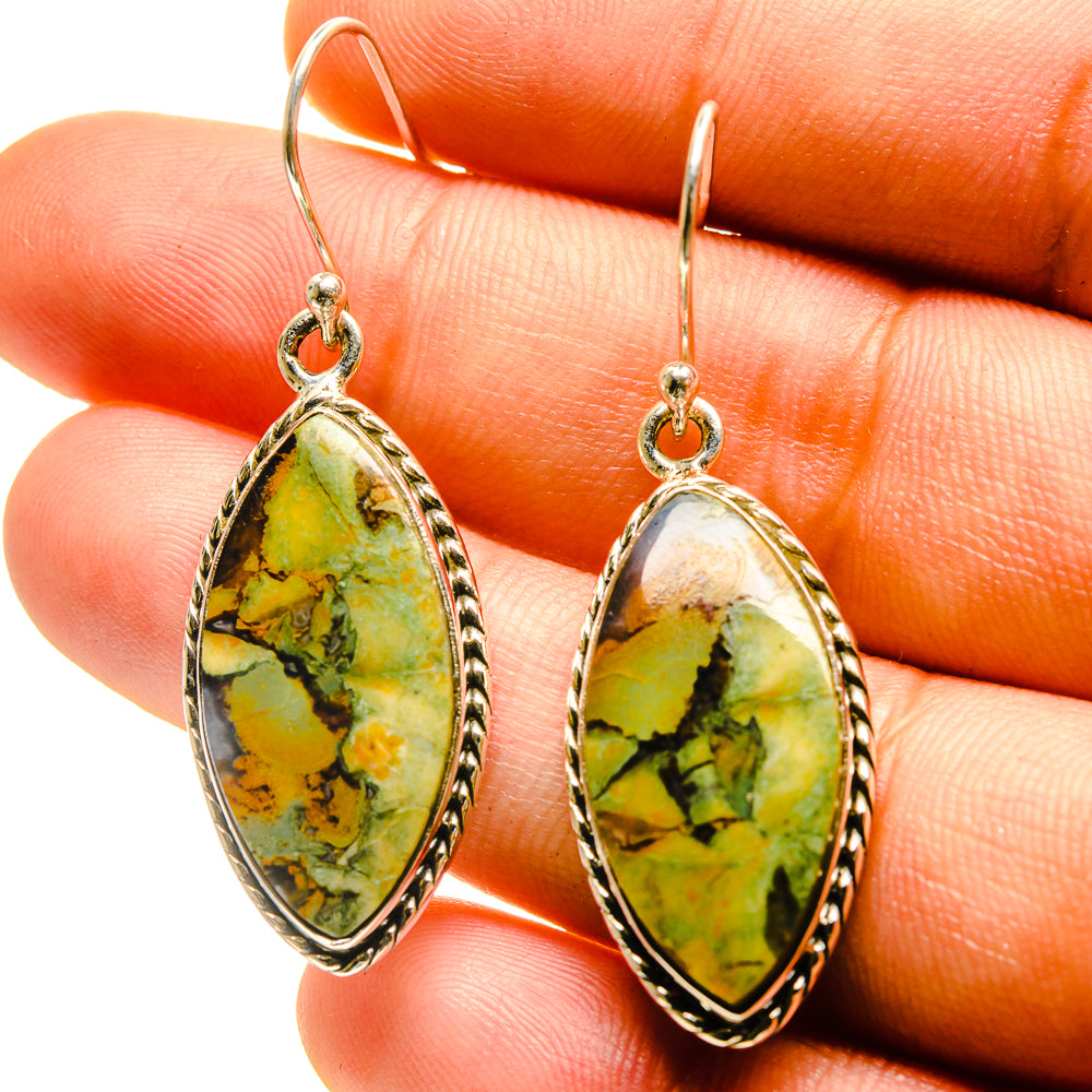 Rainforest Opal Earrings handcrafted by Ana Silver Co - EARR416828