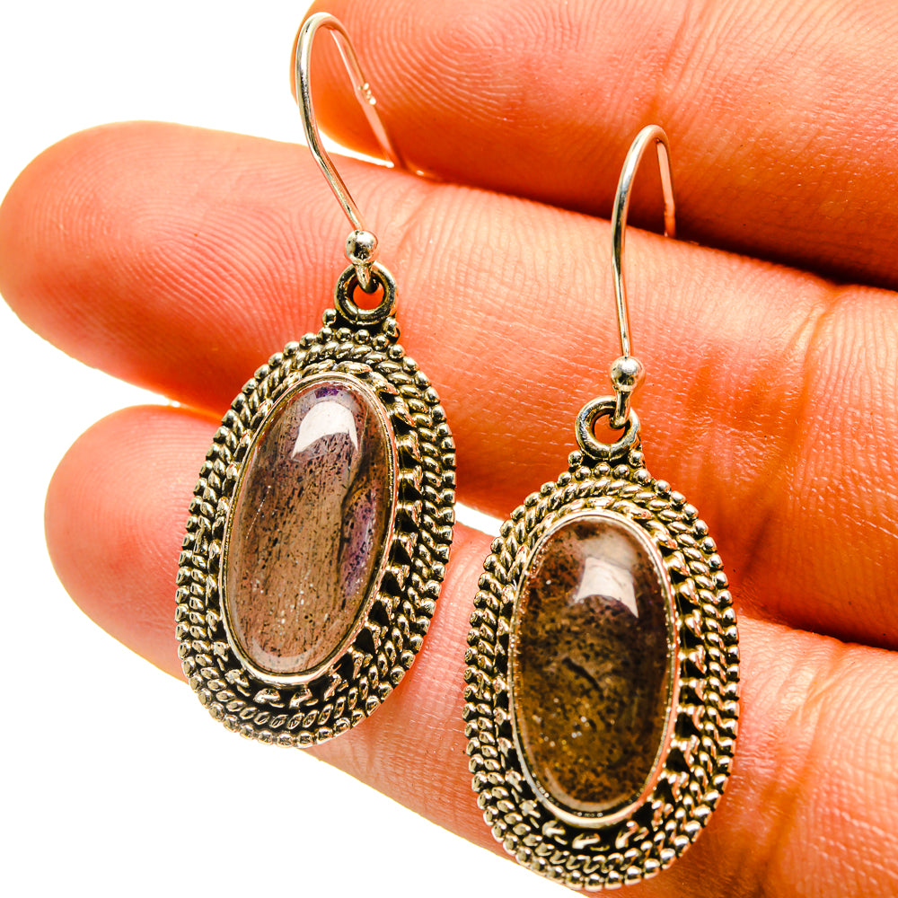 Labradorite Earrings handcrafted by Ana Silver Co - EARR416829