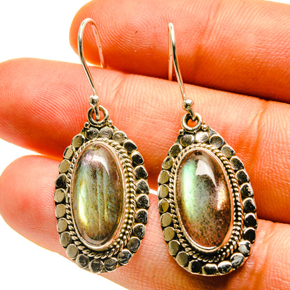 Labradorite Earrings handcrafted by Ana Silver Co - EARR416840