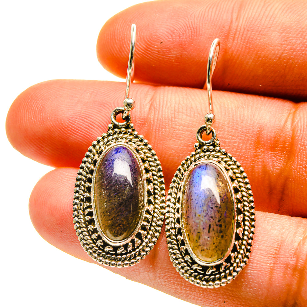 Labradorite Earrings handcrafted by Ana Silver Co - EARR416845