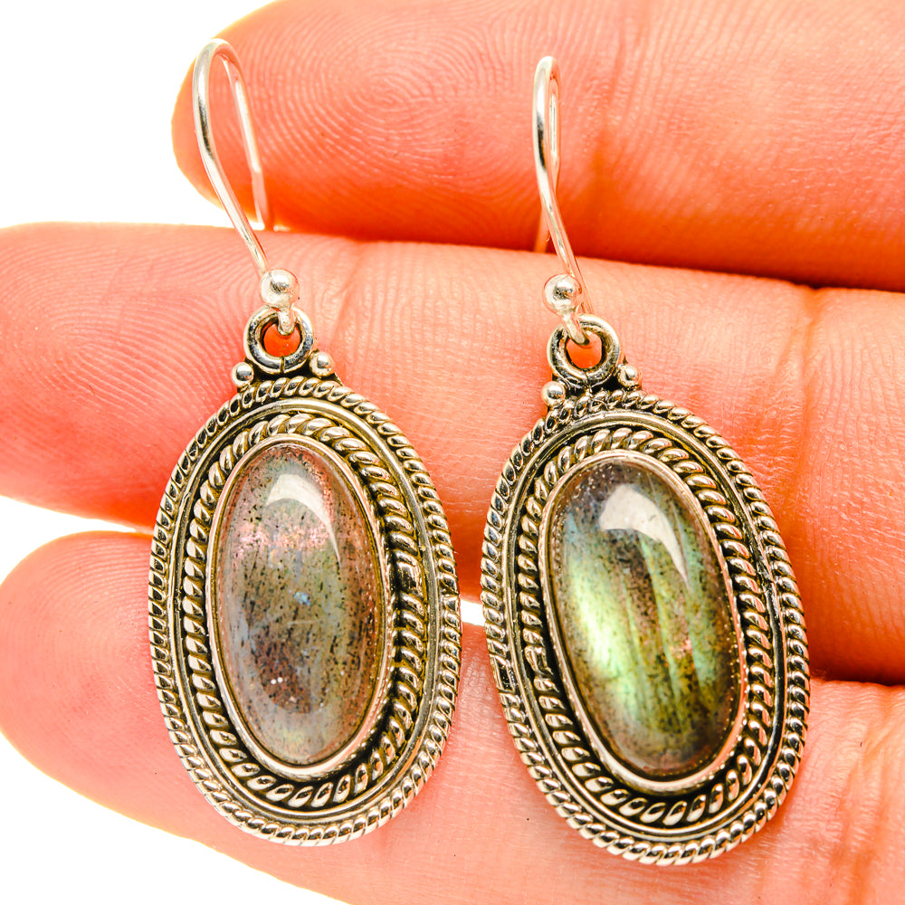 Labradorite Earrings handcrafted by Ana Silver Co - EARR416860
