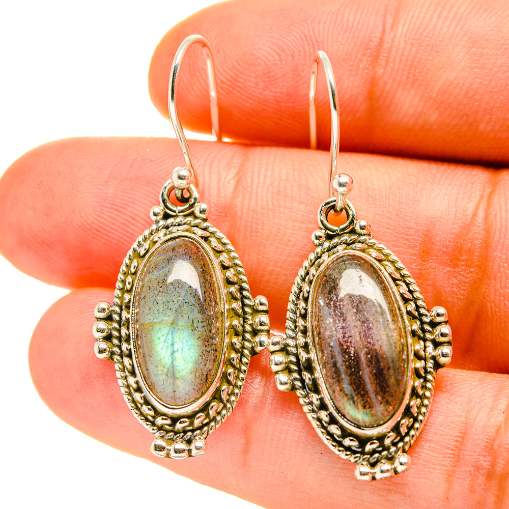 Labradorite Earrings handcrafted by Ana Silver Co - EARR416863