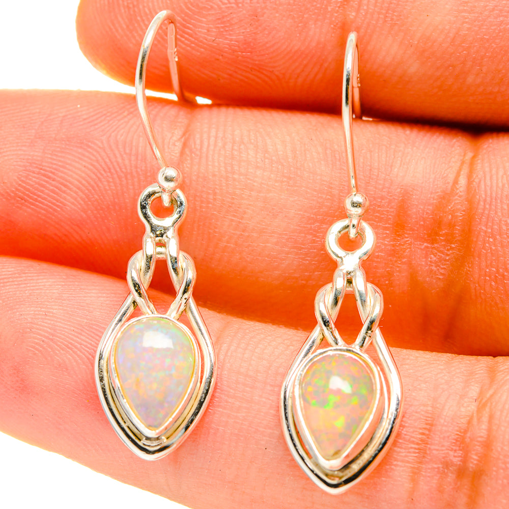 Ethiopian Opal Earrings handcrafted by Ana Silver Co - EARR416864