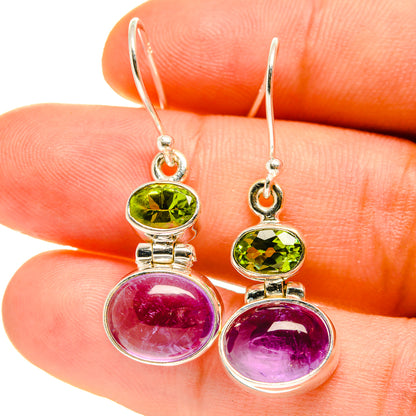 Amethyst Earrings handcrafted by Ana Silver Co - EARR416871