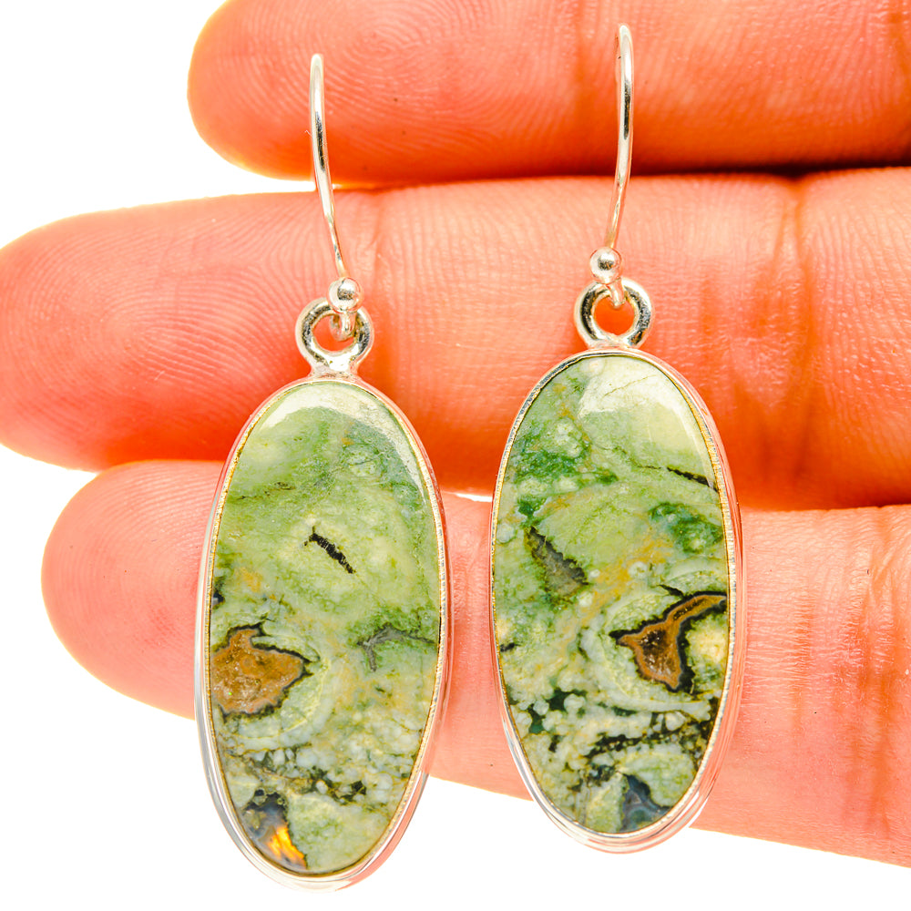 Rainforest Opal Earrings handcrafted by Ana Silver Co - EARR416872