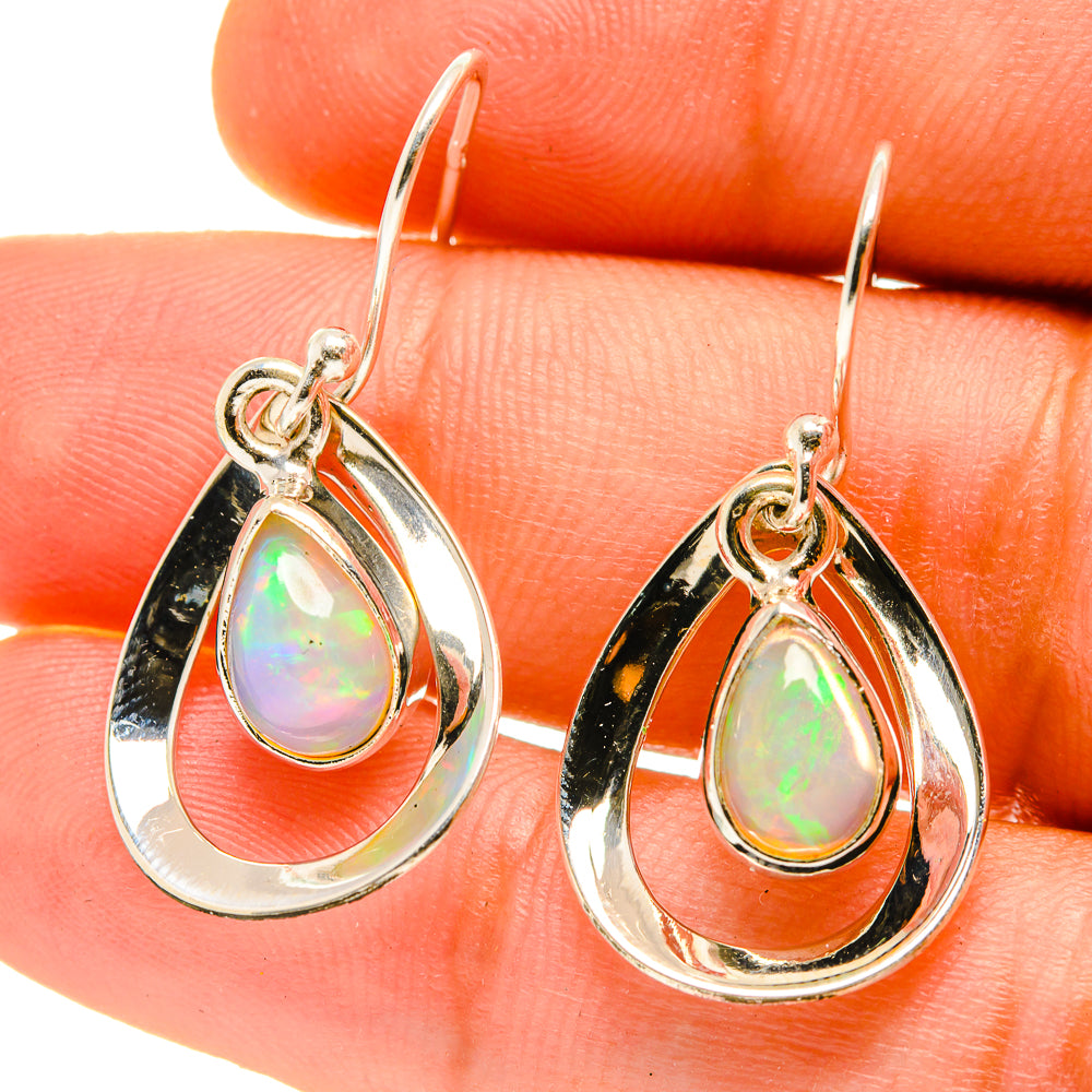 Ethiopian Opal Earrings handcrafted by Ana Silver Co - EARR416890
