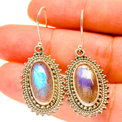 Labradorite Earrings handcrafted by Ana Silver Co - EARR416904