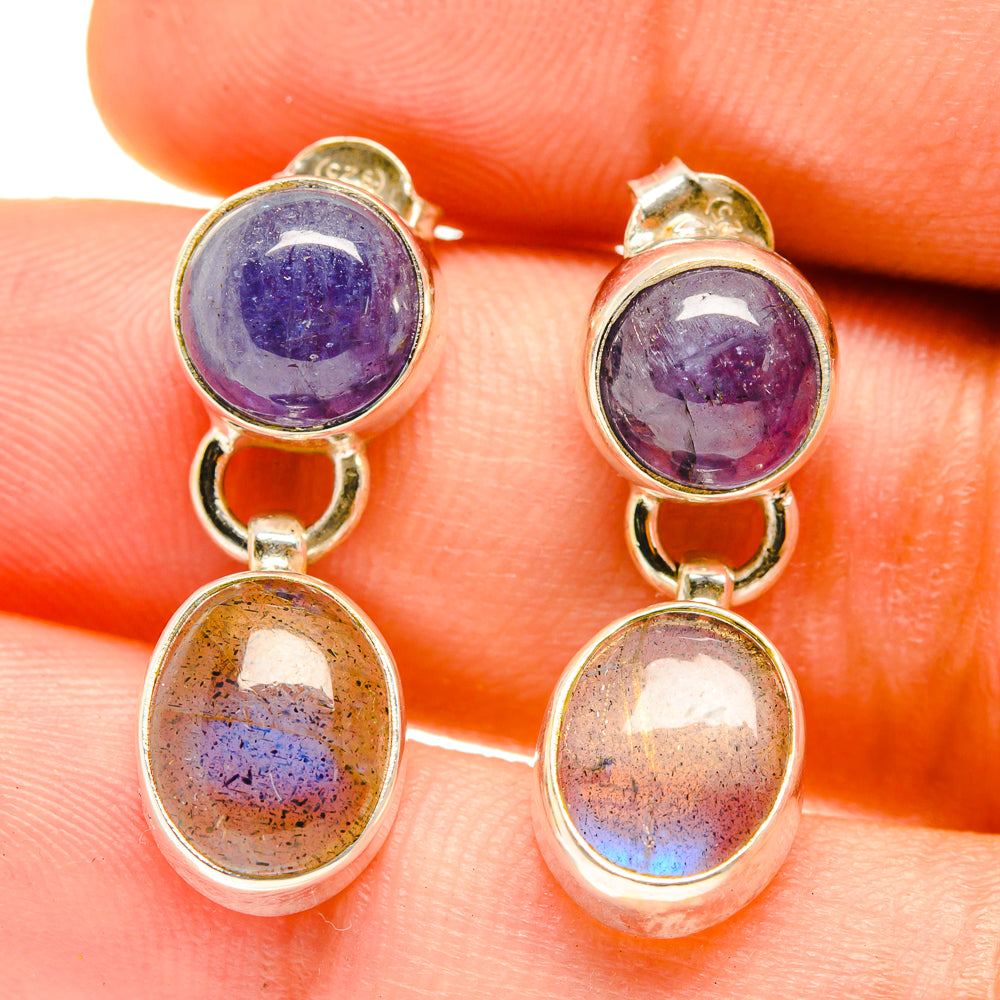 Labradorite Earrings handcrafted by Ana Silver Co - EARR416907
