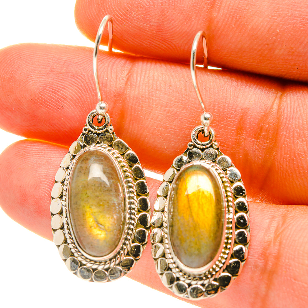 Labradorite Earrings handcrafted by Ana Silver Co - EARR416909