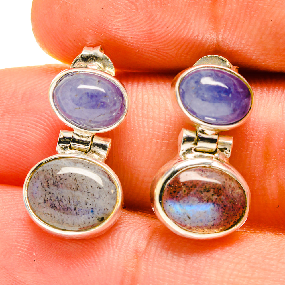 Labradorite Earrings handcrafted by Ana Silver Co - EARR416916