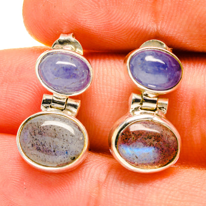 Labradorite Earrings handcrafted by Ana Silver Co - EARR416916