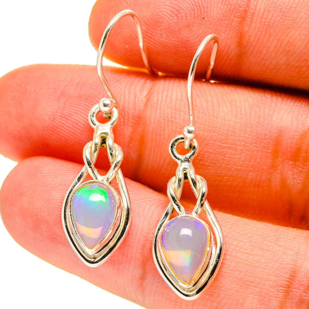 Ethiopian Opal Earrings handcrafted by Ana Silver Co - EARR416917