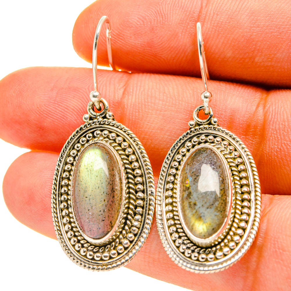 Labradorite Earrings handcrafted by Ana Silver Co - EARR416919