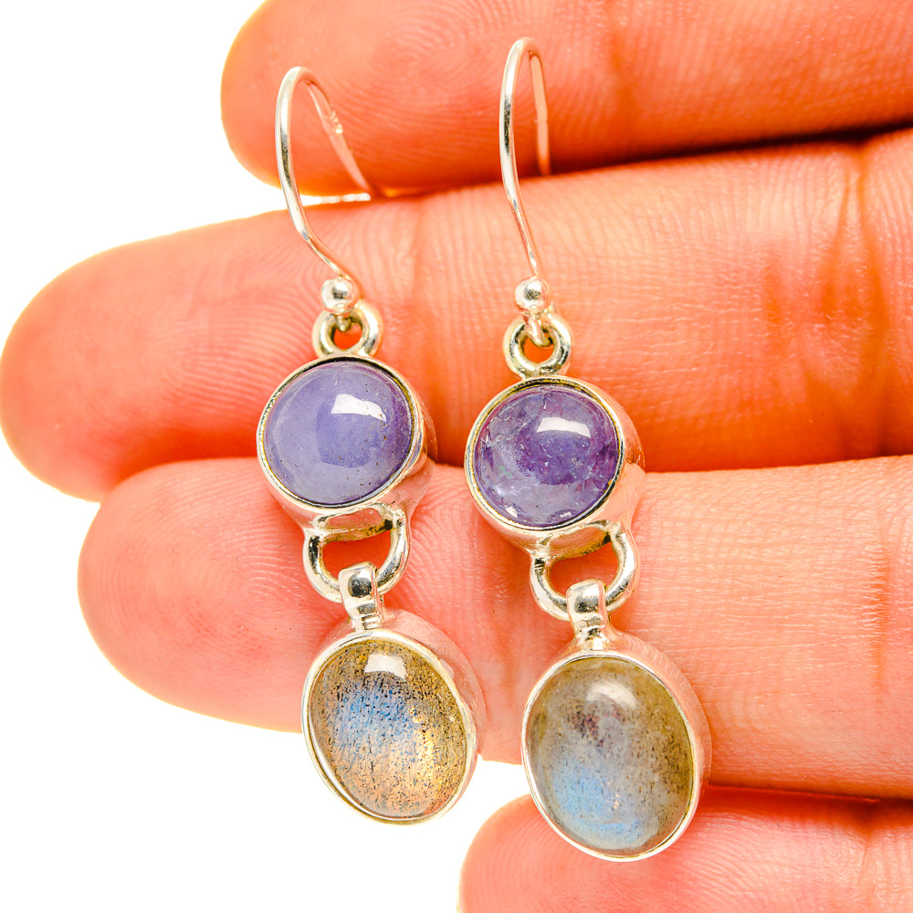 Labradorite Earrings handcrafted by Ana Silver Co - EARR416947