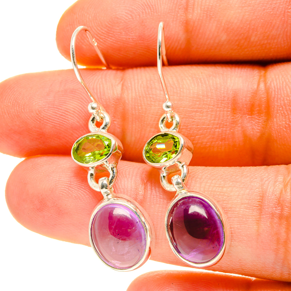 Amethyst Earrings handcrafted by Ana Silver Co - EARR416951
