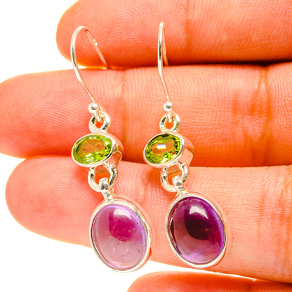 Amethyst Earrings handcrafted by Ana Silver Co - EARR416951