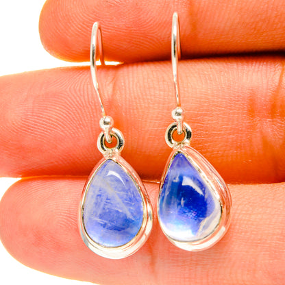 Rainbow Moonstone Earrings handcrafted by Ana Silver Co - EARR416955