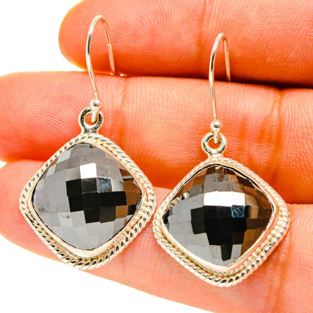 Hematite Earrings handcrafted by Ana Silver Co - EARR416959