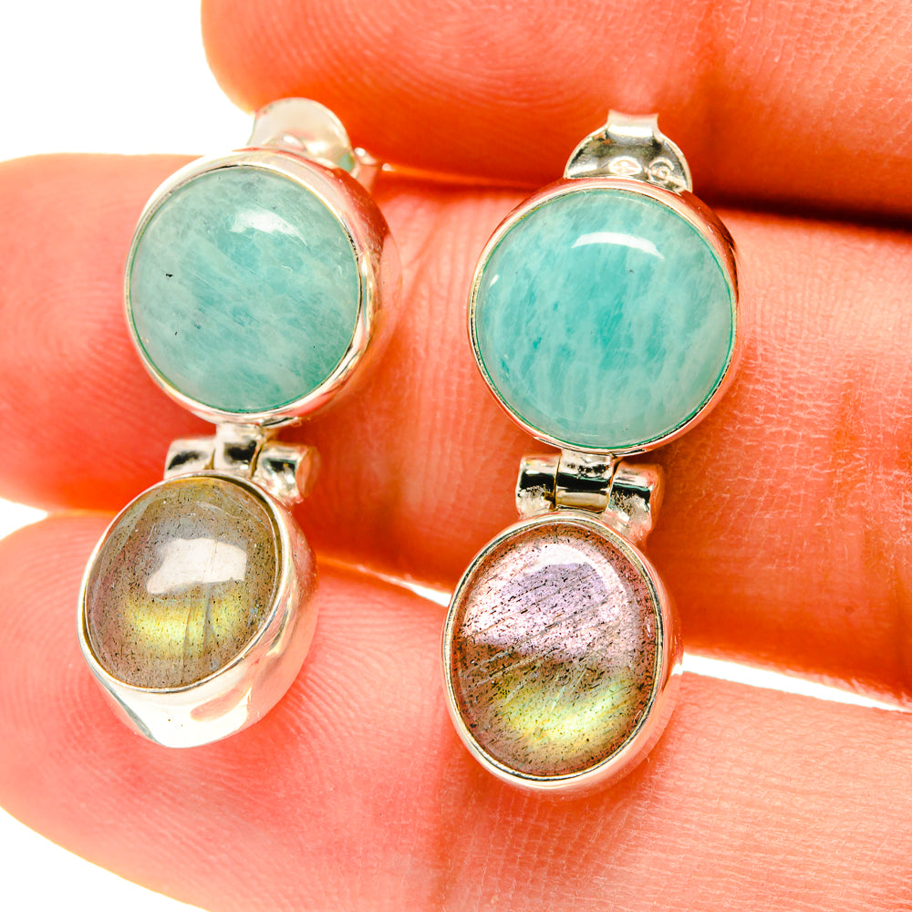 Labradorite Earrings handcrafted by Ana Silver Co - EARR416966