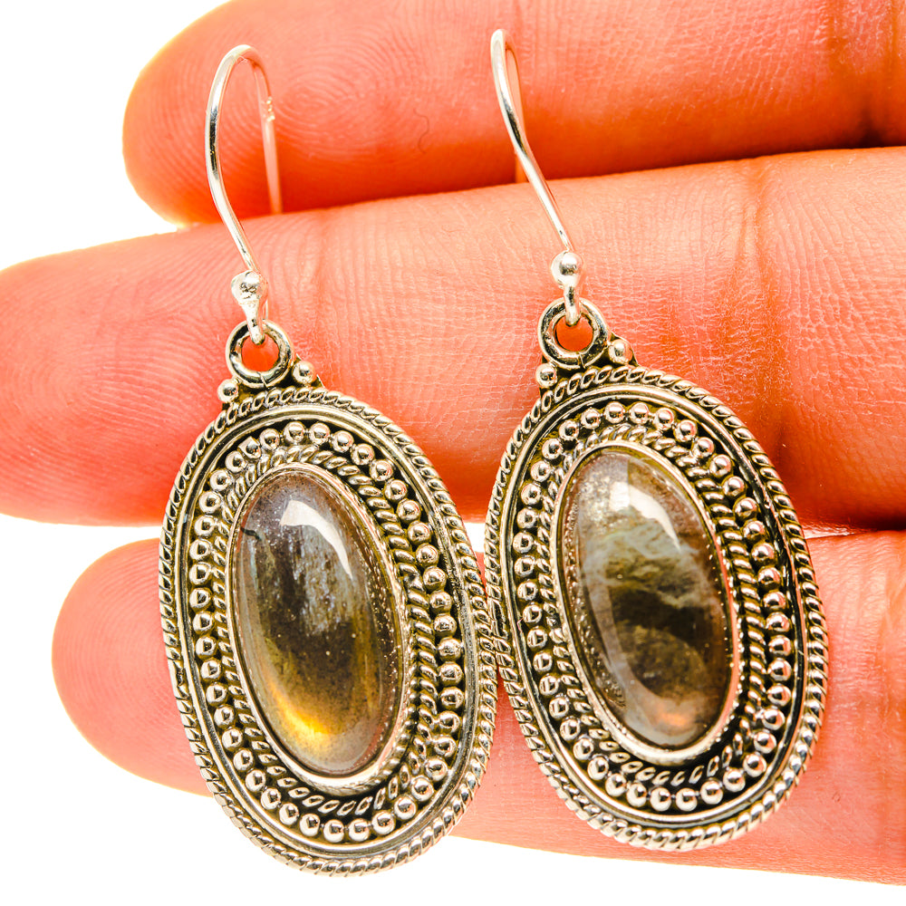 Labradorite Earrings handcrafted by Ana Silver Co - EARR416974