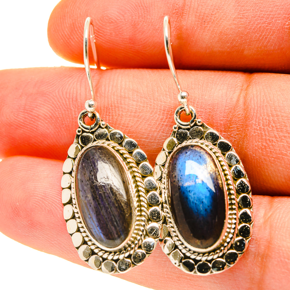 Labradorite Earrings handcrafted by Ana Silver Co - EARR416977