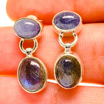 Labradorite Earrings handcrafted by Ana Silver Co - EARR416980