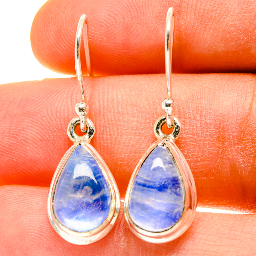 Rainbow Moonstone Earrings handcrafted by Ana Silver Co - EARR416983