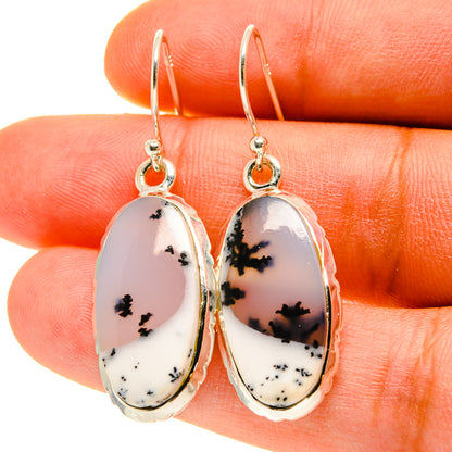 Dendritic Opal Earrings handcrafted by Ana Silver Co - EARR416988