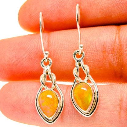 Ethiopian Opal Earrings handcrafted by Ana Silver Co - EARR417001
