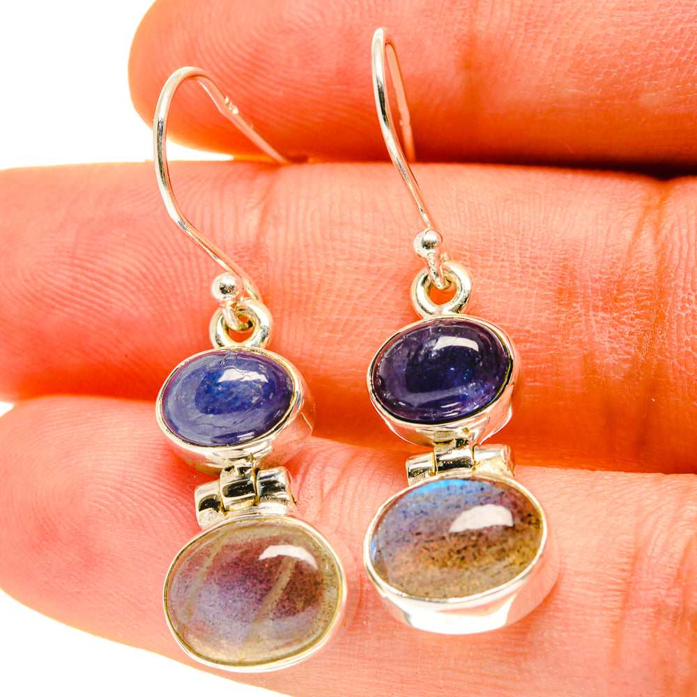 Labradorite Earrings handcrafted by Ana Silver Co - EARR417009