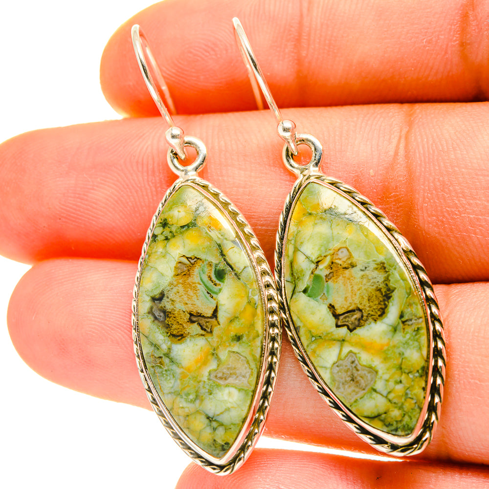 Rainforest Opal Earrings handcrafted by Ana Silver Co - EARR417019