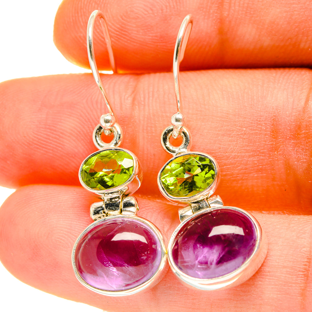 Amethyst Earrings handcrafted by Ana Silver Co - EARR417024