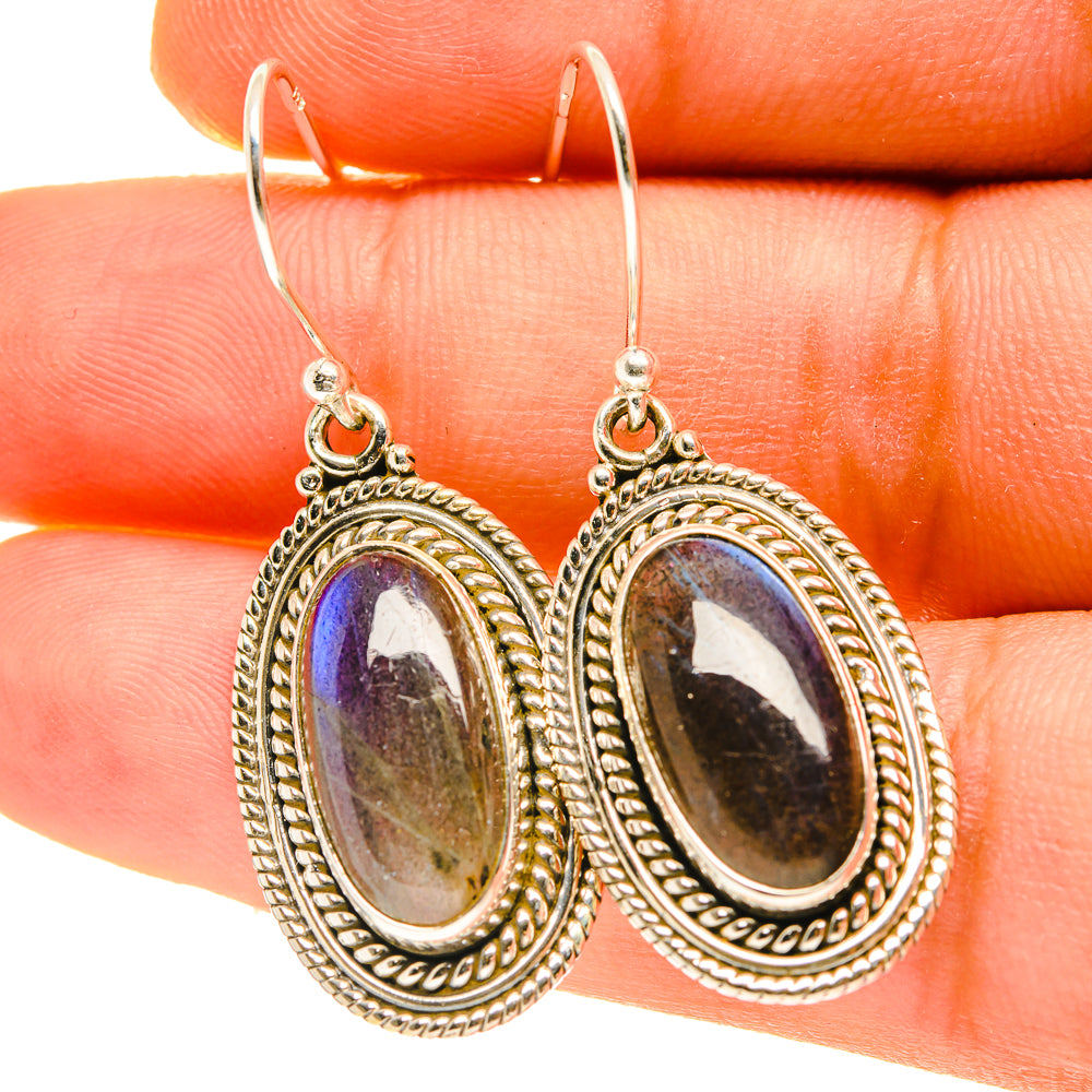 Labradorite Earrings handcrafted by Ana Silver Co - EARR417025