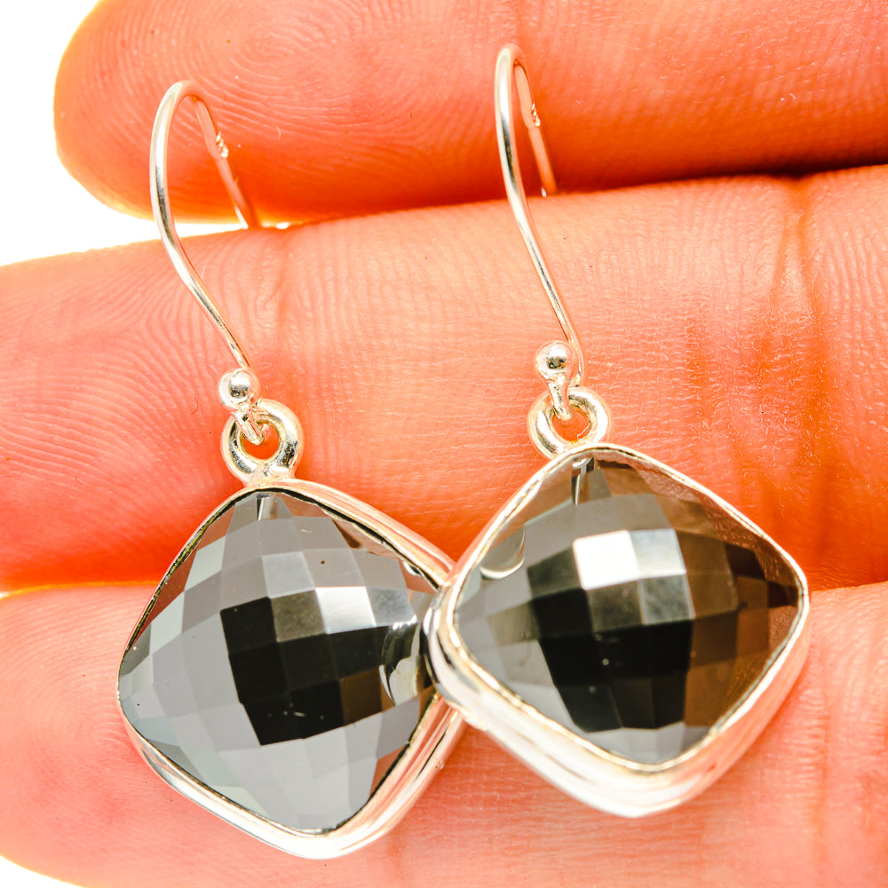 Hematite Earrings handcrafted by Ana Silver Co - EARR417036