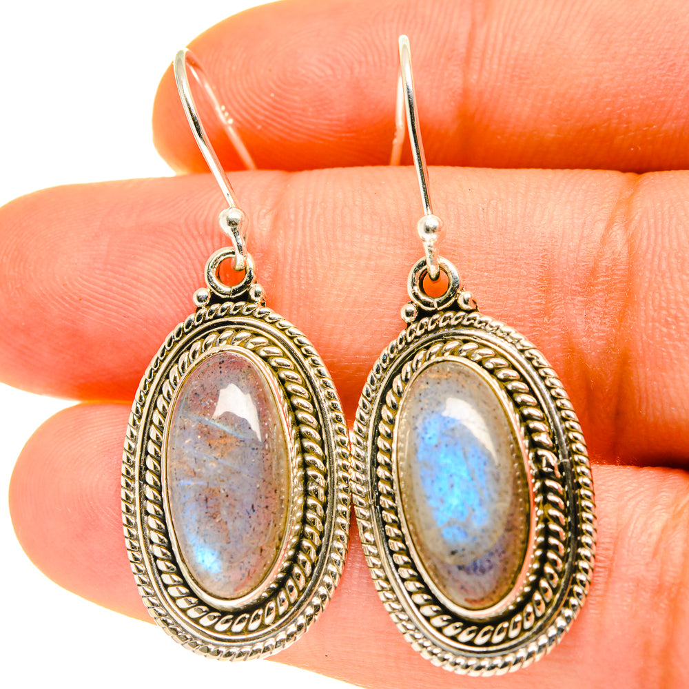 Labradorite Earrings handcrafted by Ana Silver Co - EARR417037